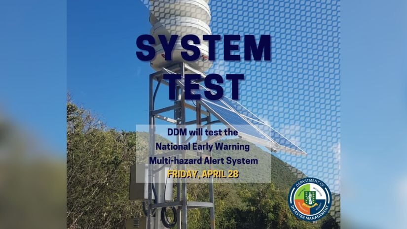 Early warning system test