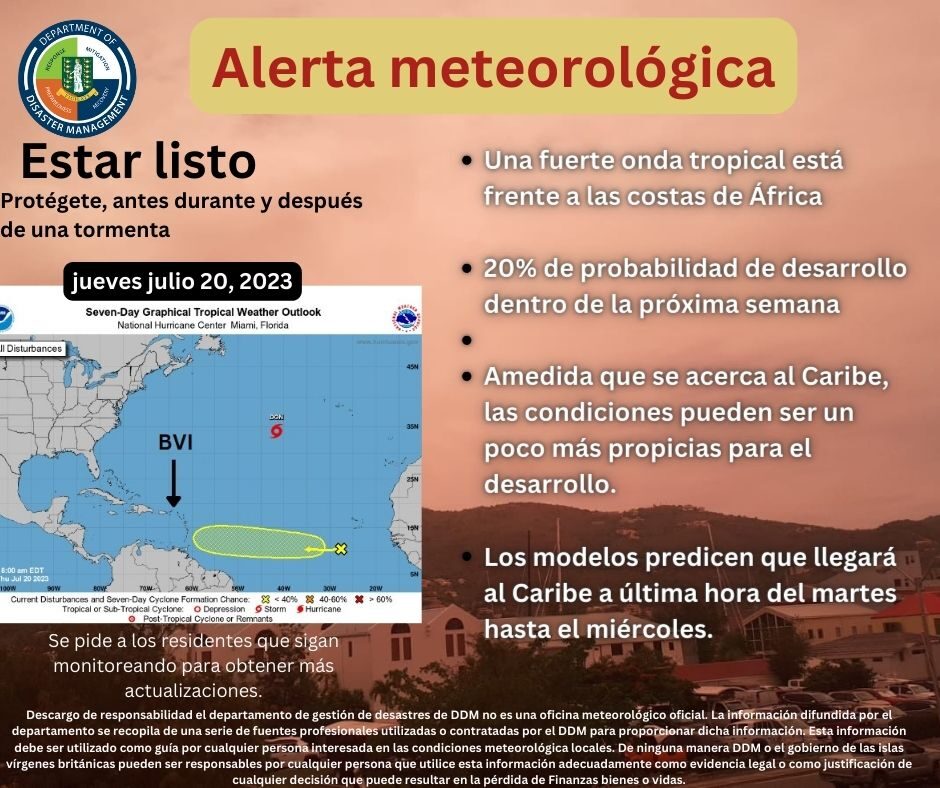 Alerta meteorológica sales